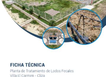 Ficha técnica - Cliza, planta de tratamiento de lodos
