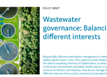 Gobernanza para Aguas Residuales: Policy brief internacional