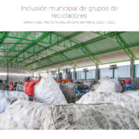 Inclusión municipal de grupos de recicladores en Tarija