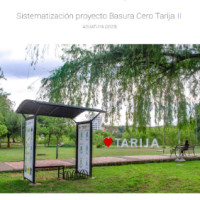 Sistematización proyecto Basura Cero Tarija II