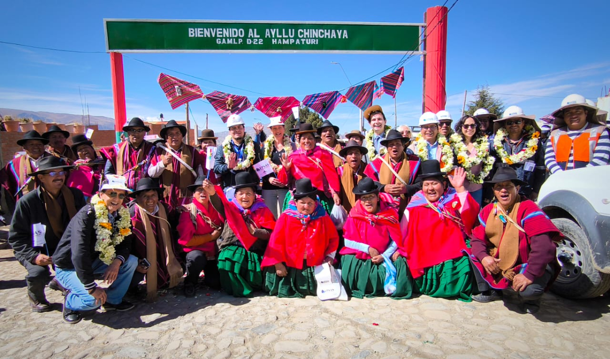 Suecia fortalece el saneamiento sostenible en La Paz con la entrega de plantas de tratamiento de aguas residuales en Chinchaya