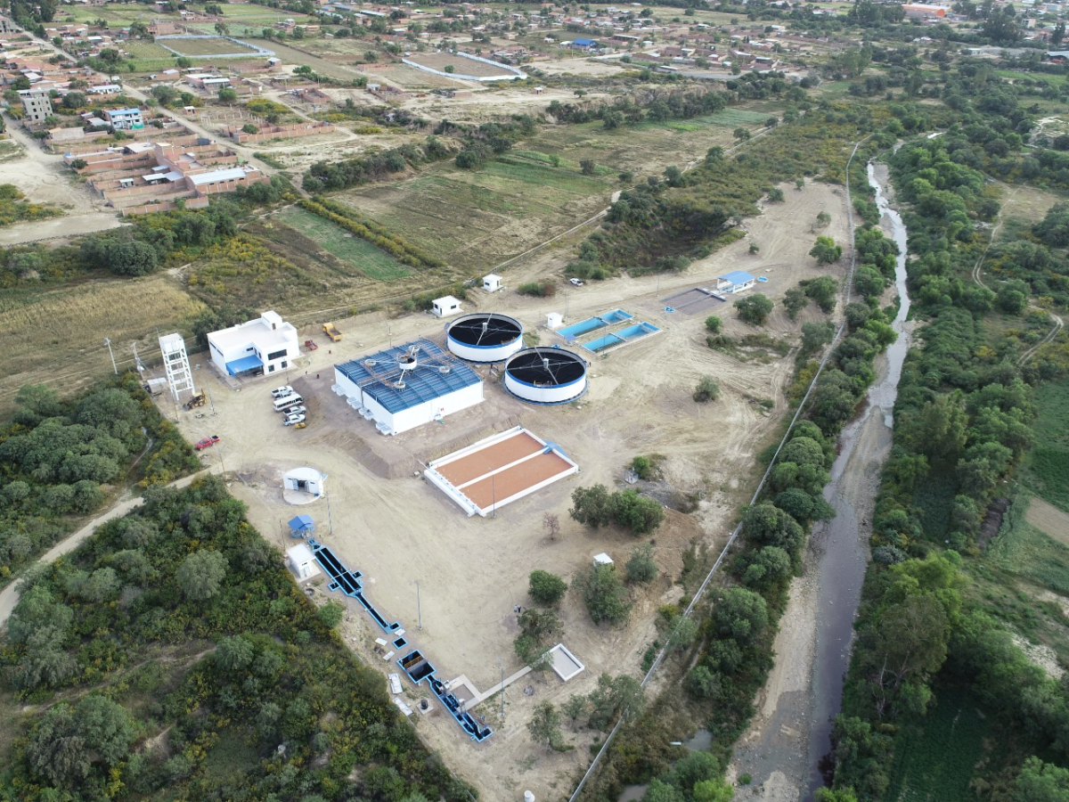 La planta de tratamiento de Sacaba - Pucara protegerá la calidad del agua de la cuenca del Río Rocha