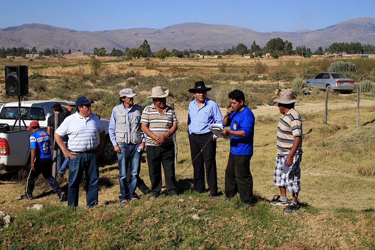 La rehabilitación y ampliación de capacidad de la planta de tratamiento de Colque Rancho, en Punata, permitirá el reuso de las aguas tratadas
